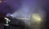 В Конотопе спасатели ликвидировали пожар двух грузовиков (видео)