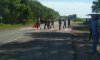 Жители Лебединщины перекрыли трассу Сумы - Киев из-за несогласия с админреформой в области