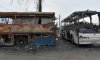 В Глухове сожгли еще один киевский автобус