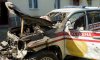 Прицільним ударом росіяни знищили автомобіль медиків у Середині-Буді