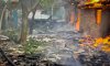 У Білопіллі рятувальники ліквідували пожежу, яку спричинив ворожий обстріл