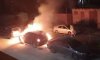 В Сумах ночью горел автомобиль