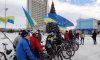 В Сумах состоялся велопробег в поддержку Евромайдана