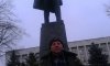На Сумщине коммунисты дежурят возле памятника Ленину