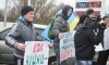 В Сумах автомайдан пикетировал российскую АЗС