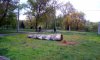 В Сумах в городском парке рухнула деревянная скульптура, простоявшая 7 лет