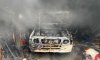 В Ахтырке пожарные ликвидировали возгорание гаража и автомобиля, предотвратив взрыв газовой установки