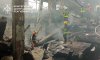 У Ромнах досі ліквідовують осередки горіння на підприємстві, де сталась вчора масштабна пожежа