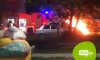 Ночью в Сумах на Прокофьева сгорело авто (видео)