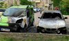 У Сумах вогнеборці ліквідували загоряння двох автомобілів (ВІДЕО)