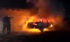 В Ромнах спасатели ликвидировали возгорание автомобиля (видео)