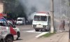 В Сумах на дороге загорелся автобус