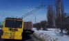 Сумские троллейбусники жалуются на сугробы снега, оставленные дорожниками