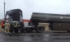 Под Сумами загорелся грузовик с дизтопливом (видео)