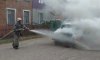 В Кролевце пожарные ликвидировали возгорание легкового автомобиля (видео)