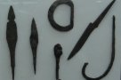 Железные орудия, найденные в Битице Сумского района (Сумской краеведческий музей). Битица очень интересует курских археологов.