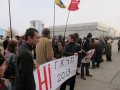 Участники митинга сравнивали действия парламентского большинства с ГКЧП