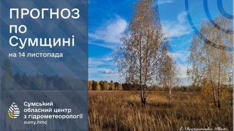Що прогнозують сумські синоптики до кінця тижня?