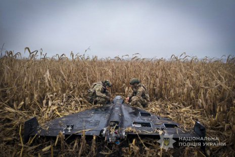 Вибухотехніки поліції знешкодили бойову частину ворожого БпЛА на Сумщині
