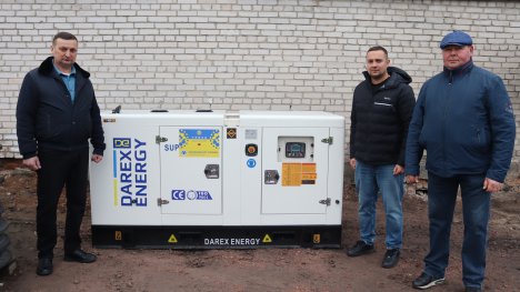 11 громад Сумщини отримали генератори від Тайваню