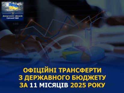 Місцеві бюджети Сумщини отримали майже 5 млрд грн субвенції з державного