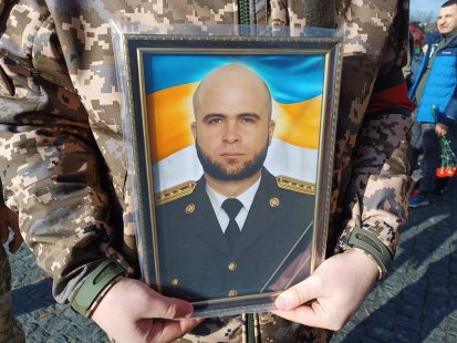 У Сумах попрощалися із захисником Володимиром Кудреватихом