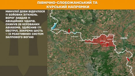 Рашисти активізувались на сумському напрямку: 11 атак за день