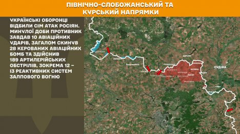 На Сумському напрямку українські оборонці відбили сім атак росіян