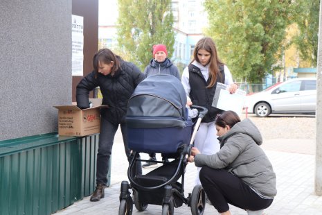 Набори від GEM для родин з дітьми до п'яти років і вагітних є в наявності в трьох пунктах видачі