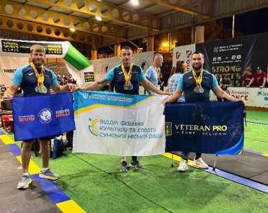 Ветерани з Сумщини вибороли 17 медалей на міжнародних змаганнях STRONG SPIRIT’S GAMES 2025