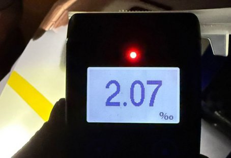 Вночі сумські патрульні зупинили п’яного водія